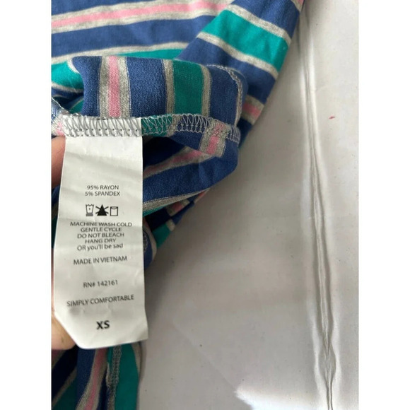 LuLaRoe Women’s Irma Tunic t-shirt Top Size XS Multi Striped - Picture 4 of 6